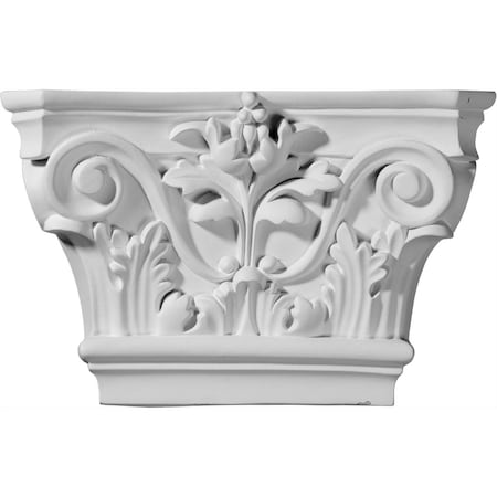 Ekena Millwork 8 3/8"W x 2 1/8"D x 5 1/4"H Odessa Capital (Fits Pilasters up to 5 1/8"W x 1/2"D) CAP08X02X05OD
